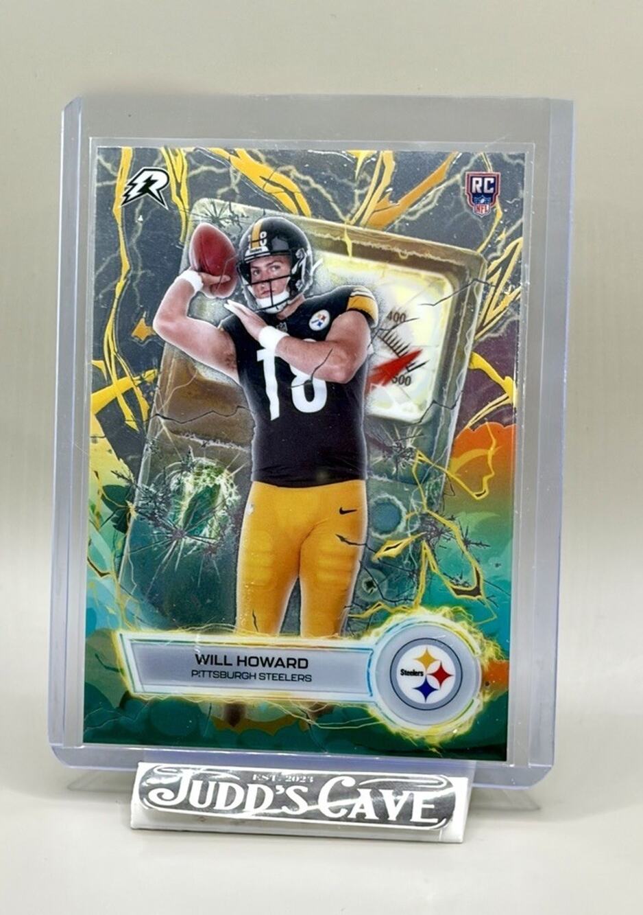 🚨 2025 Topps Resurgence Will Howard Rookie Voltaic #VT-6 RC Steelers 🏈